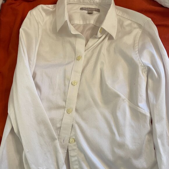 Banana Republic White Long Sleeve Shirt - Picture 3 of 3